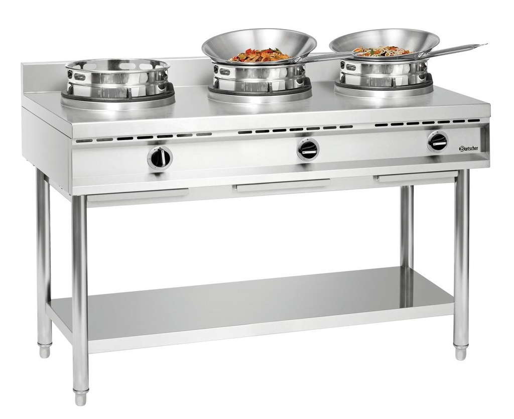 Bartscher Wokkookplaat, 3 branders 1053103