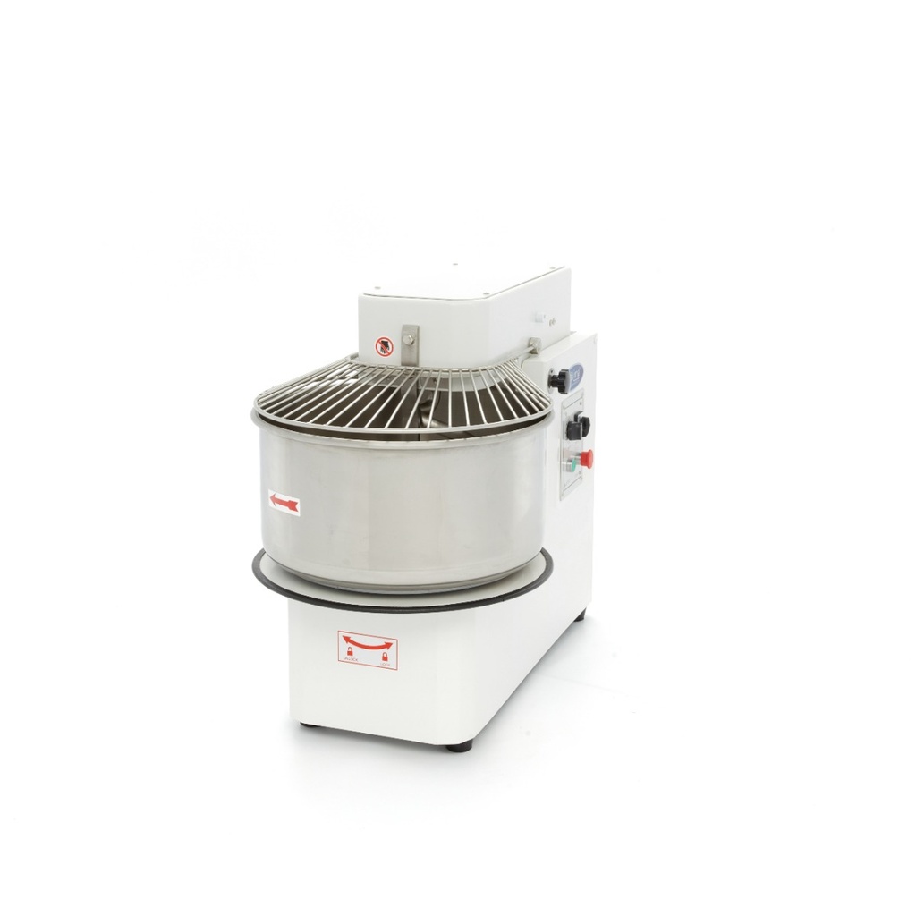 Maxima Spiraalkneder - 50 L - 30 Kg Deeg - 2 Snelheden - Uitneembare Kom - 400V 09361908