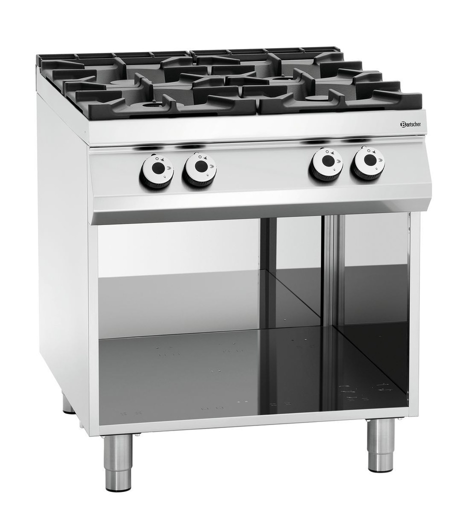 Bartscher Gasfornuis, 4-branders, OO 2951131