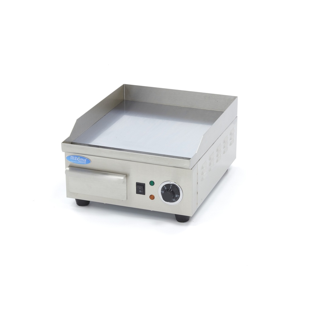 Maxima Grillplaat - Glad Chroom - 36 cm - incl. Opvangbak 09365162