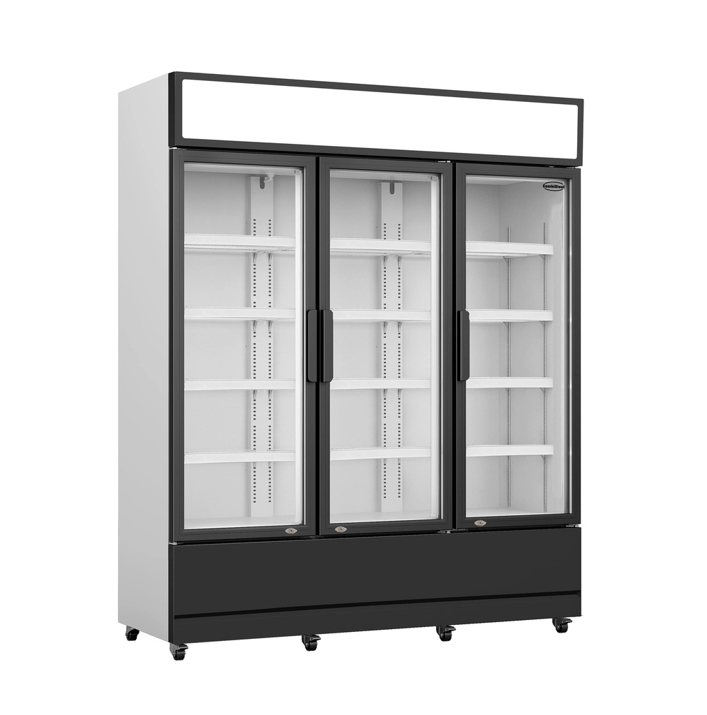 Combisteel KOELKAST 3 GLASDEUREN FCU-1200 7455.2110