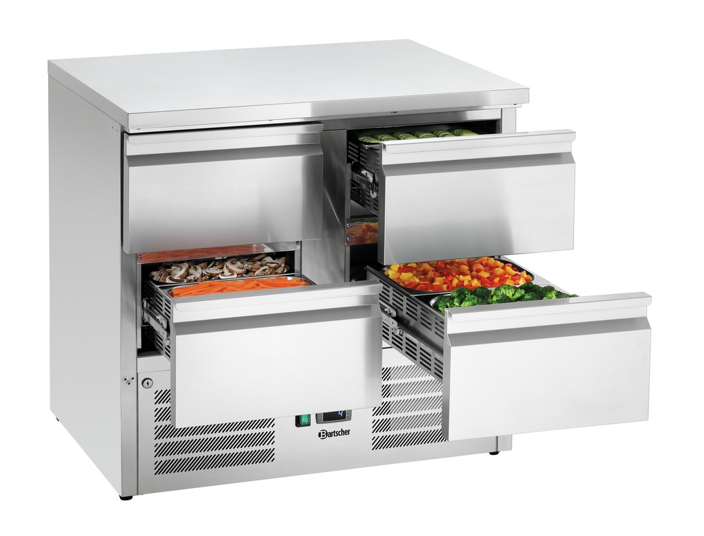 Bartscher Mini-koelwerkbank 900S4 200282