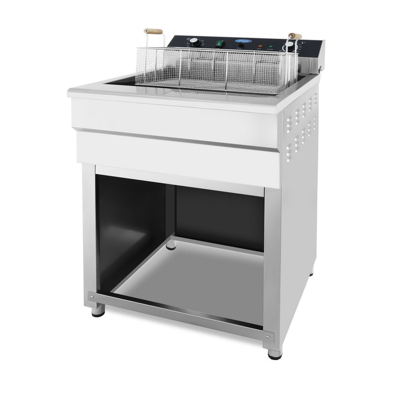 Maxima Frituurpan - 45 L - 1 Mand - met Tapkraan - 400V 09365234