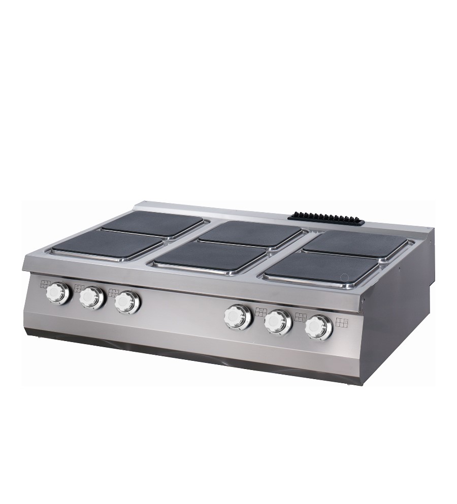 Maxima Premium Kookplaat - 6 Pitten - Driedubbel - 90 cm Diep - Elektrisch 09398537