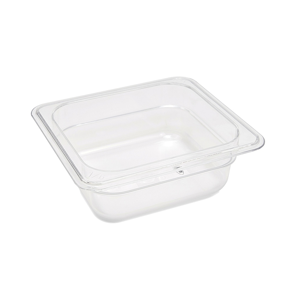 Maxima Gastronorm Bak - 1/6 GN - 6,5 cm Diep - Polycarbonaat 09367925