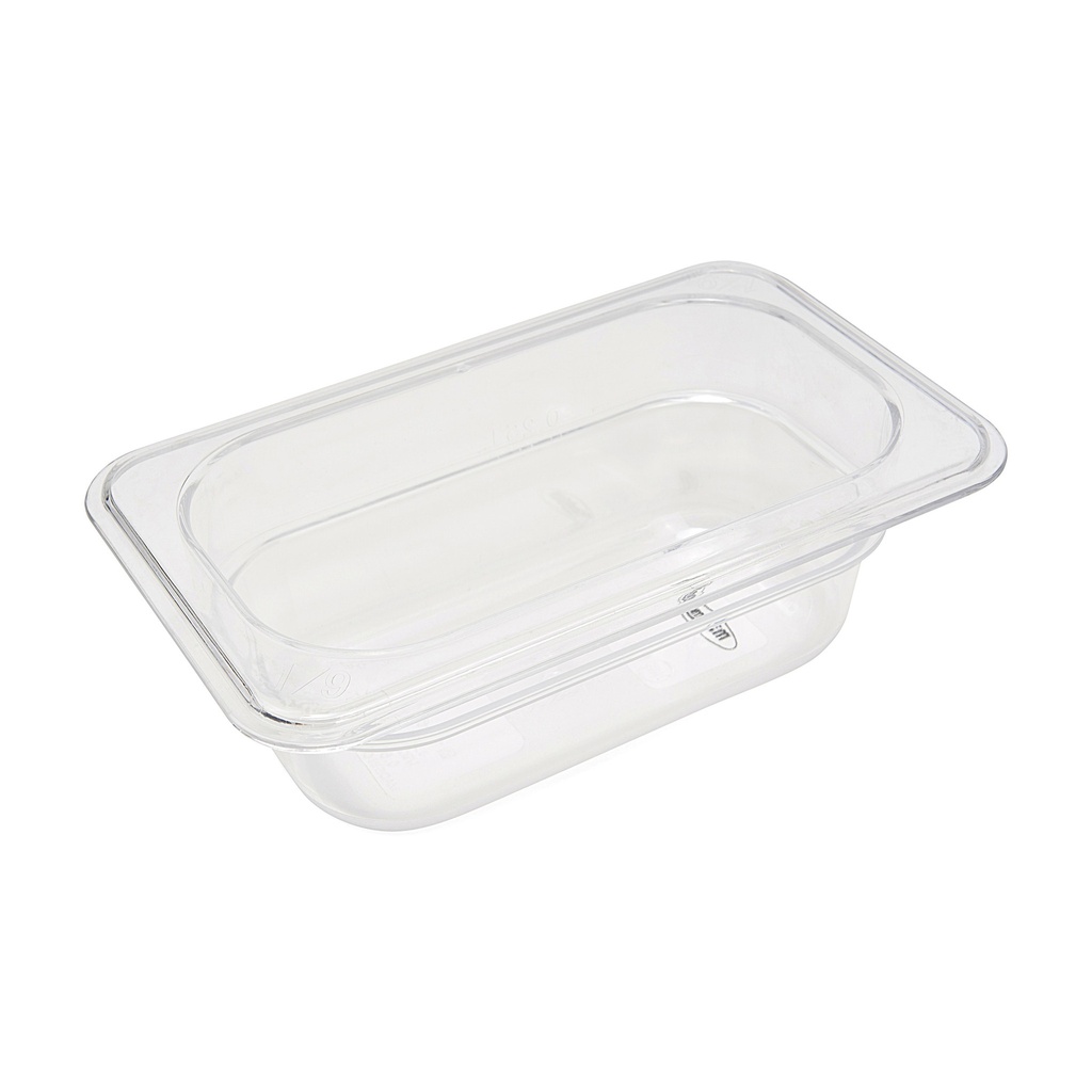 Maxima Gastronorm Bak - 1/9 GN - 6,5 cm Diep - Polycarbonaat 09367928