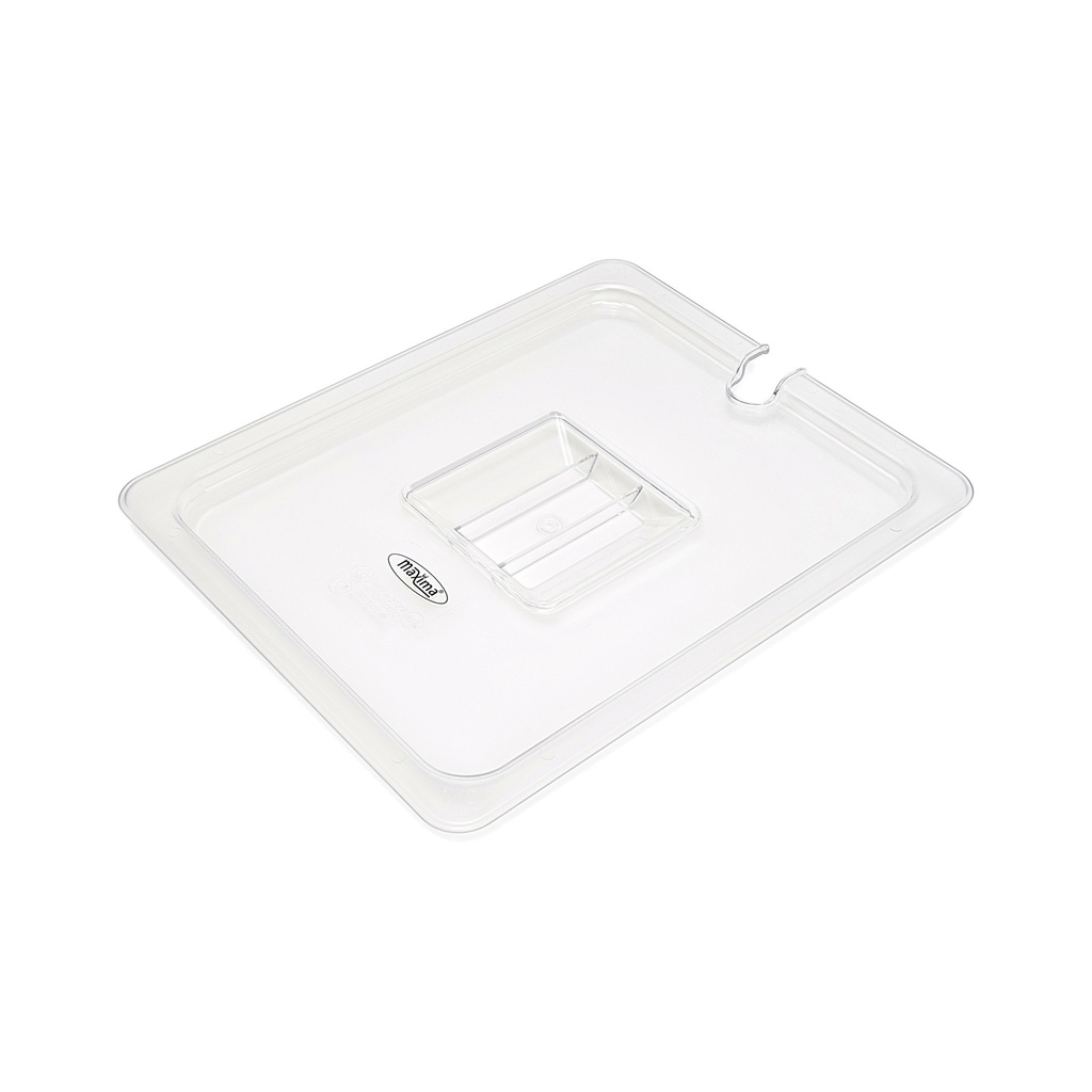 Maxima Gastronorm Deksel - 1/2 GN - Polycarbonaat - met Uitsparing 09367937