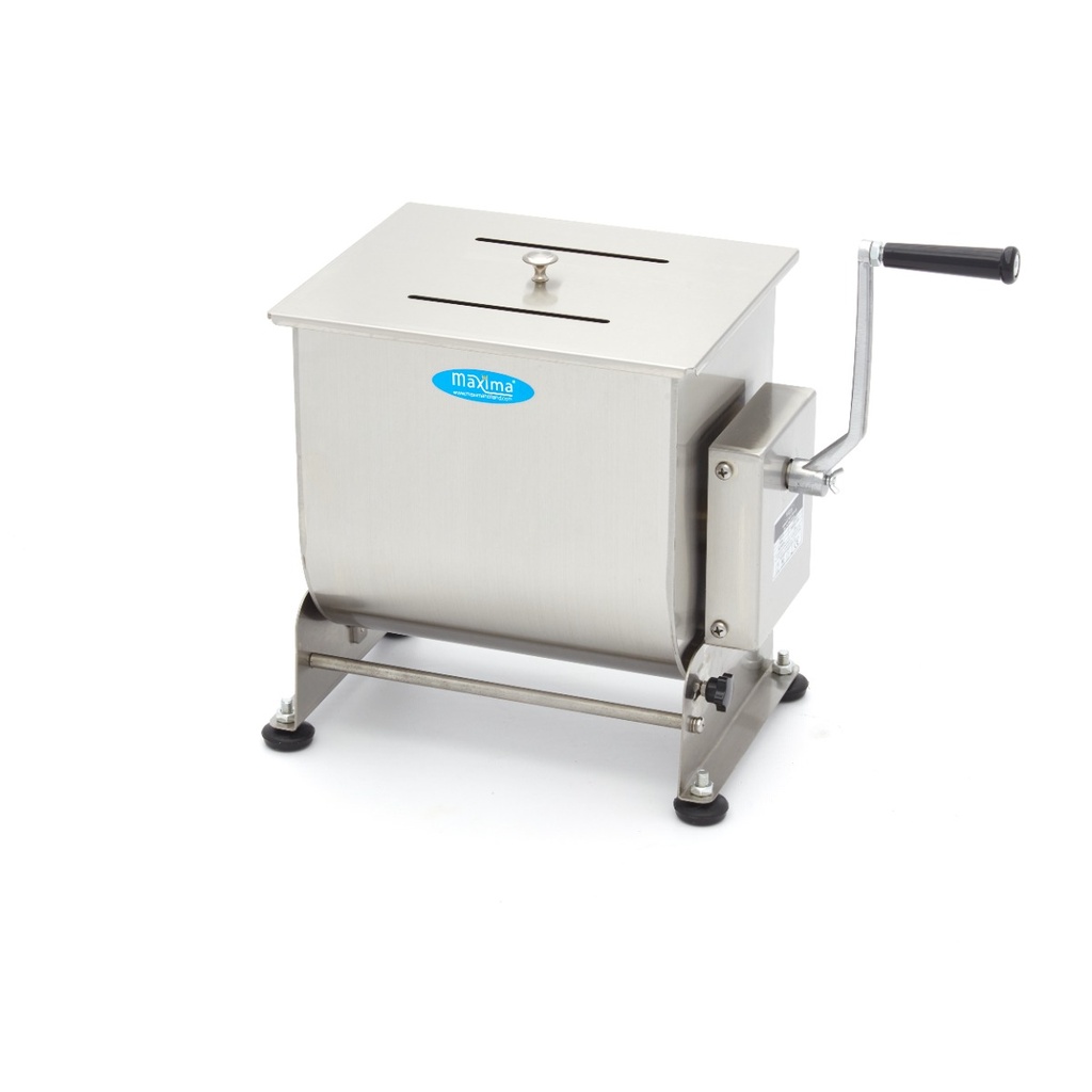 Maxima Vleesmenger 20 L - 16 Kg Vlees - Kantelbare Kom - Handmatig 09368011