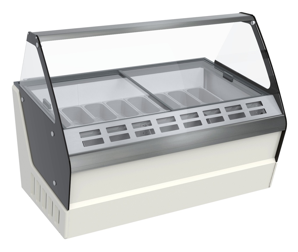 Combisteel SCHEPIJSVITRINE HAWAI 16X 5LTR*TRANSPORT OP AANVRAAG* 7472.0115