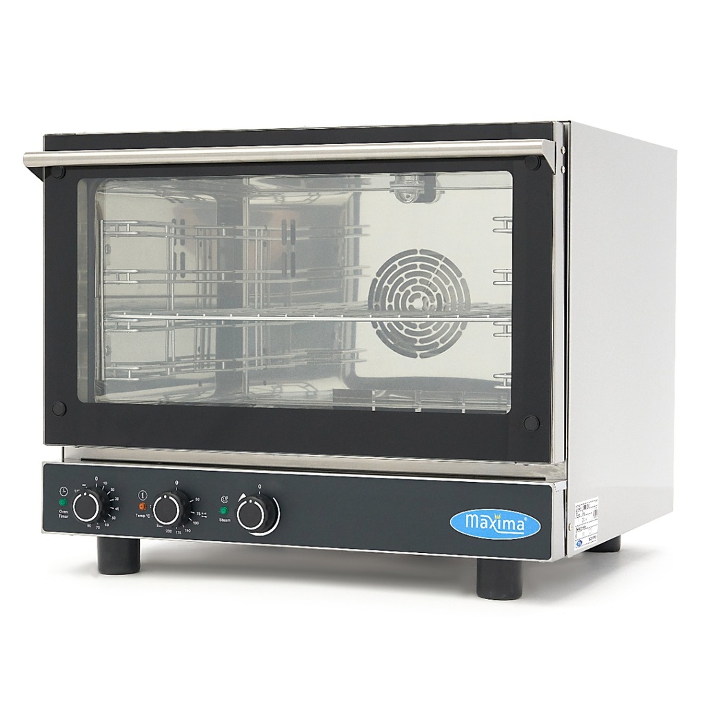 Maxima Combisteamer - 4 Bakken (1/1 GN / 60 x 40 cm) - Analoog - 400V 08500202