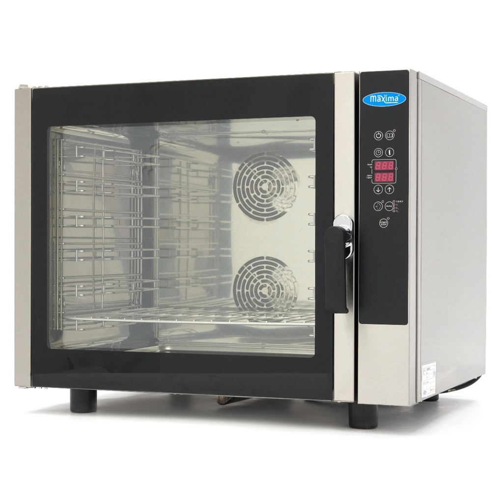 Maxima Combisteamer - 6 Bakken (1/1 GN / 60 x 40 cm) - Digitaal Display - 400V 08500209