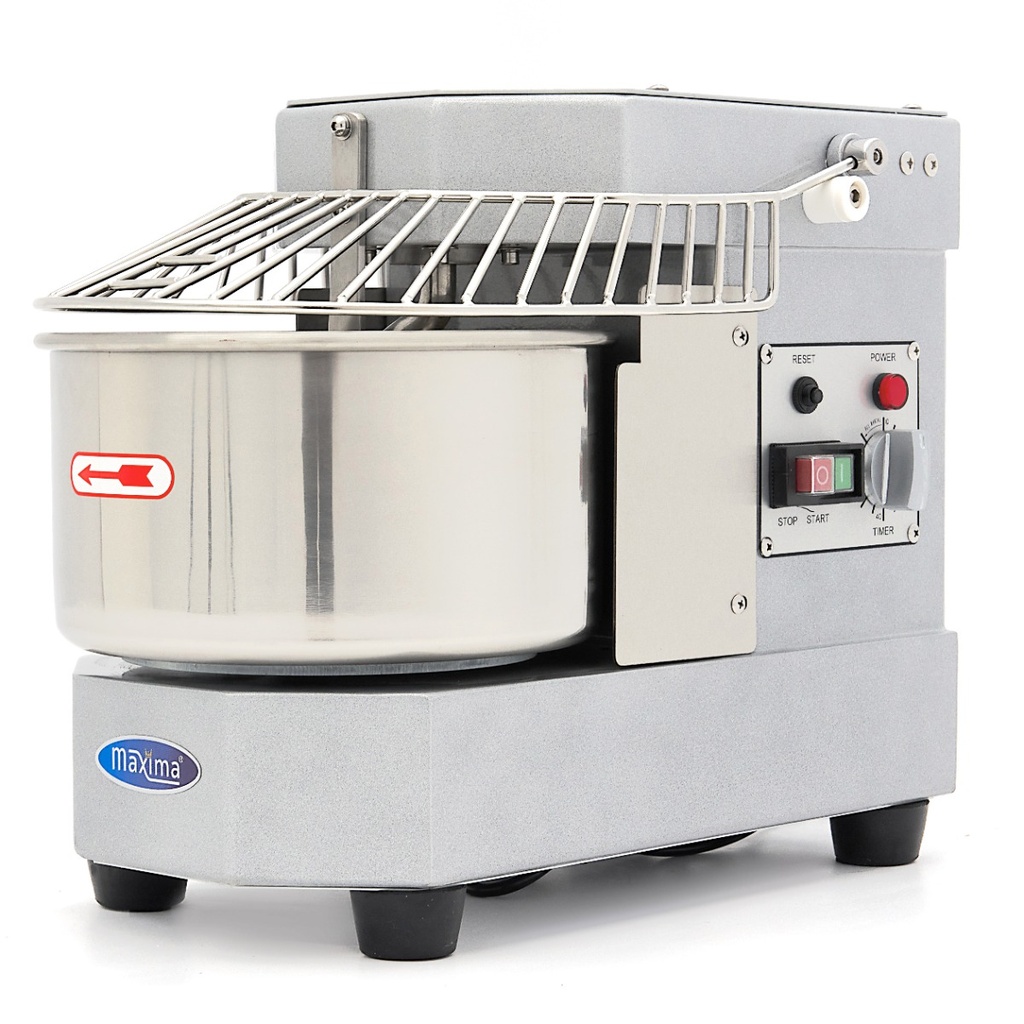 Maxima Spiraalkneder - 8 L - 4,5 Kg Deeg - Zilvergrijs 09361002