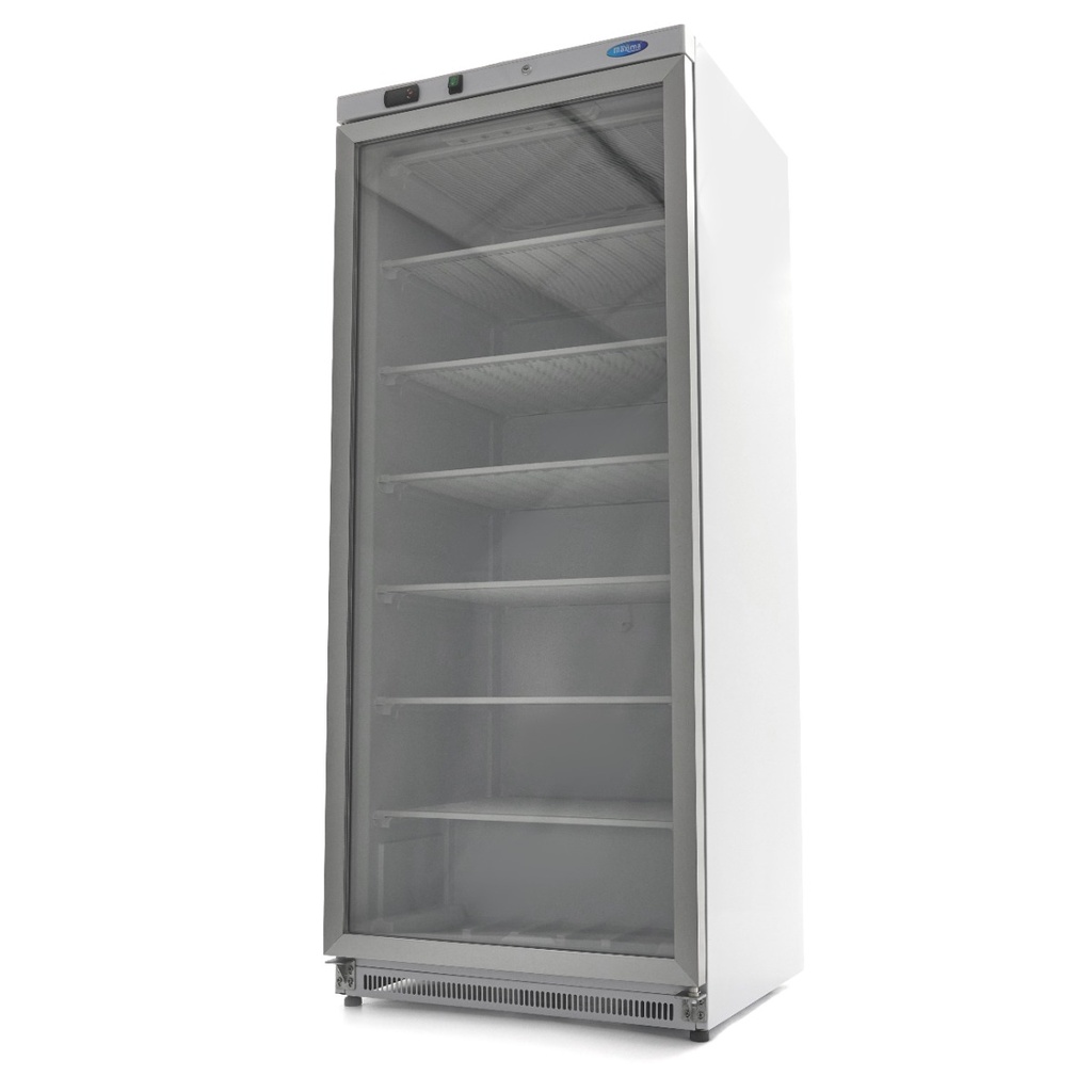 Maxima Vrieskast - 600 L - Wit - met Glazen Deur 09405031
