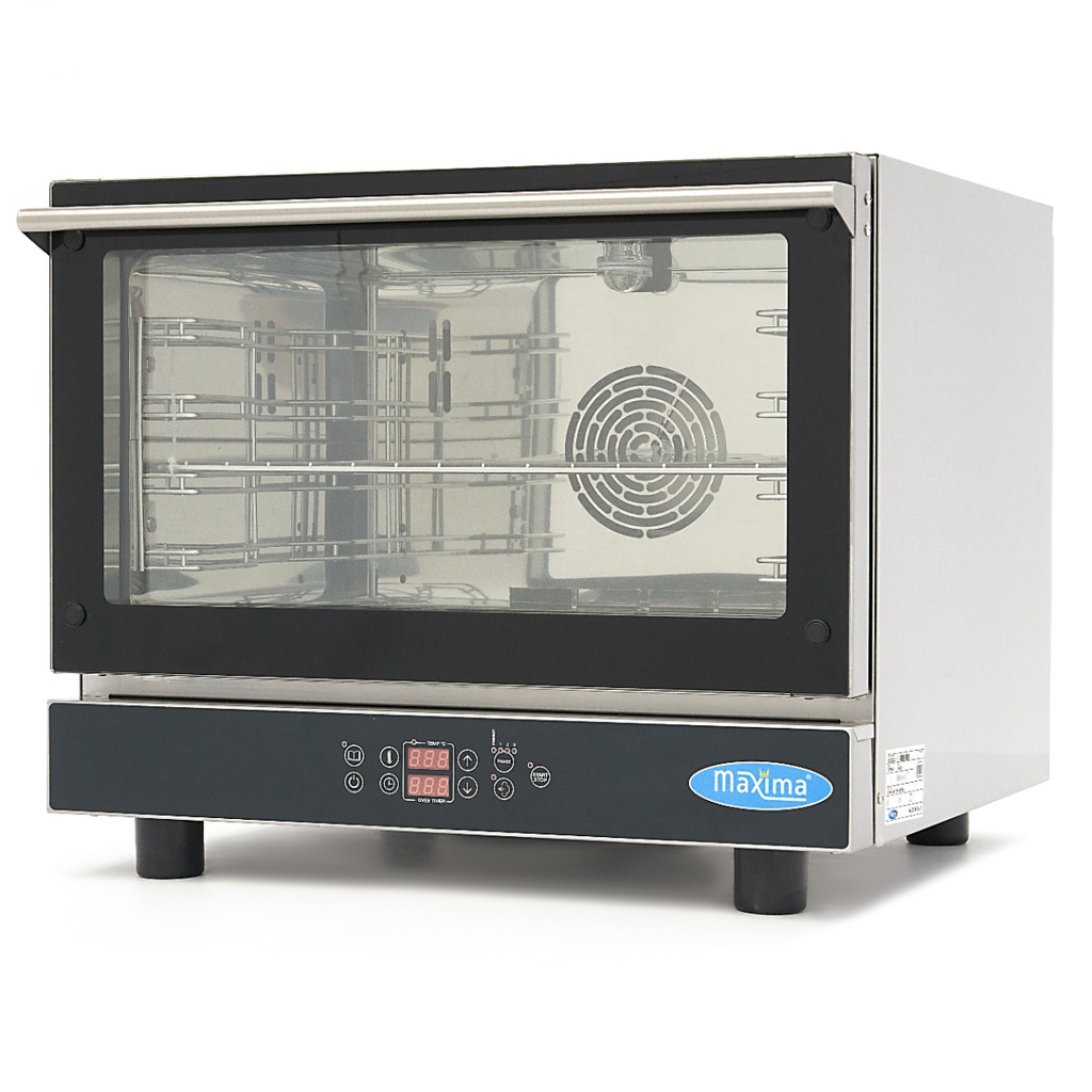 Maxima Combisteamer - 4 Bakken (1/1 GN / 60 x 40 cm) - Digitaal Display - 400V 08500203