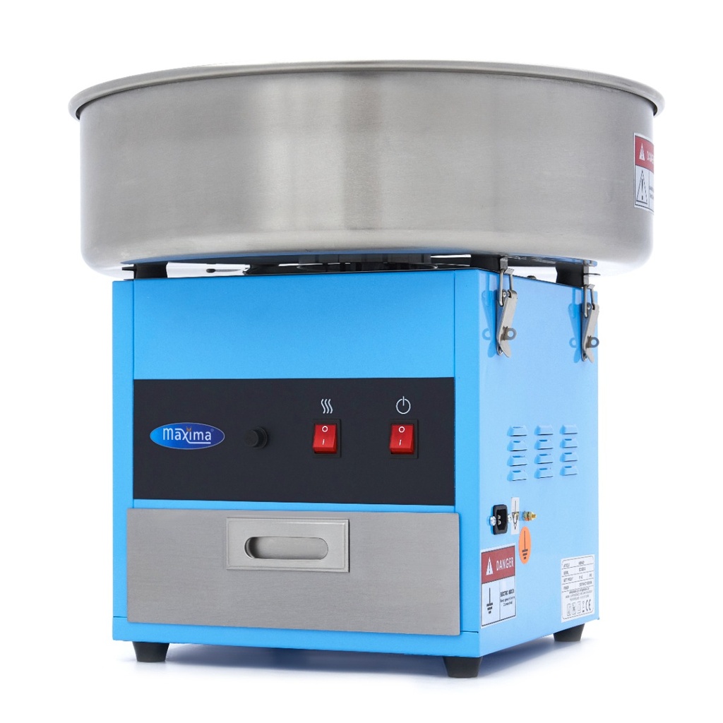 Maxima Suikerspinmachine – Ø 52 cm – Blauw 09506001