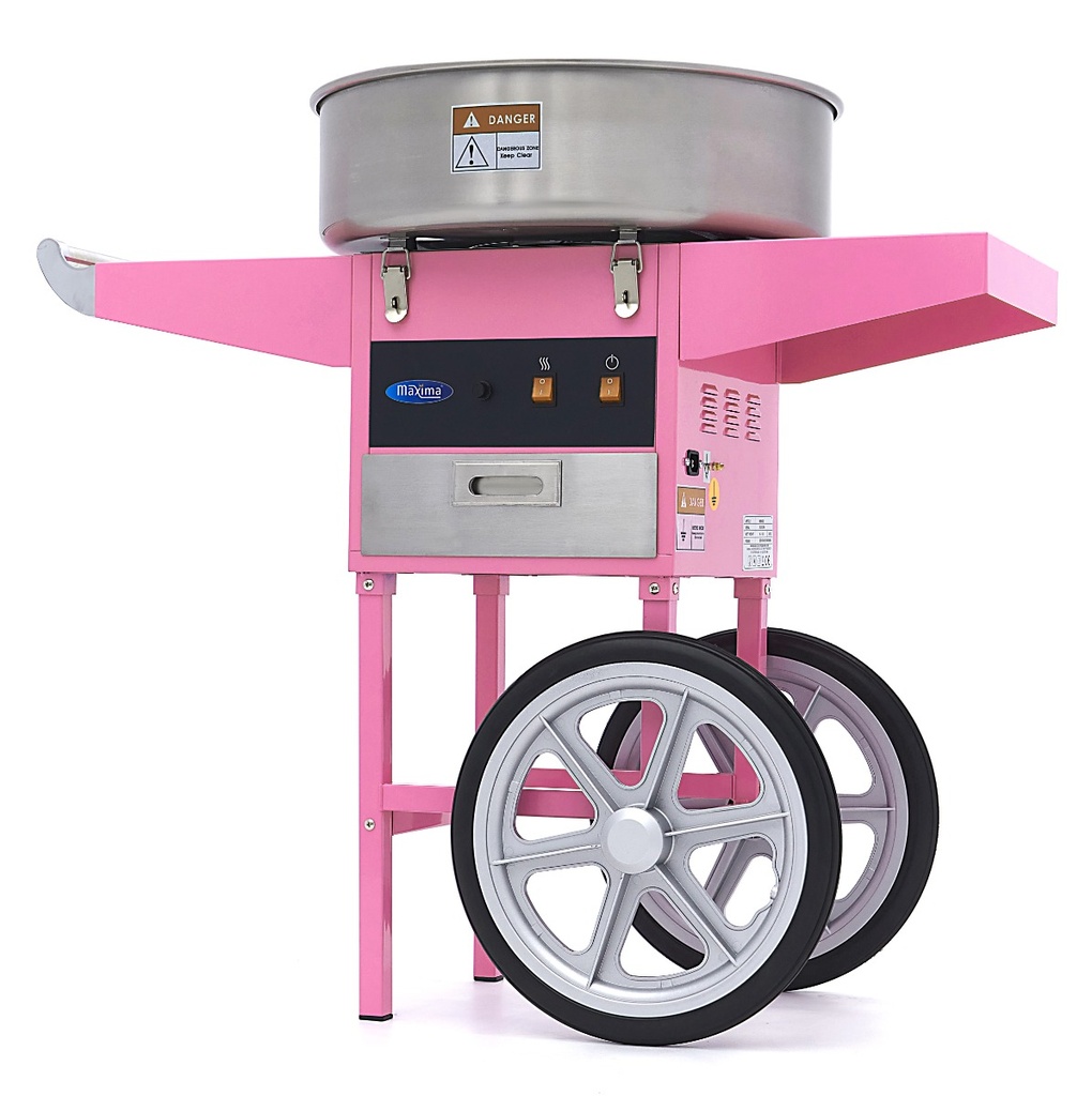 Maxima Suikerspinmachine – Ø 52 cm – Roze – met Onderstel 09506002
