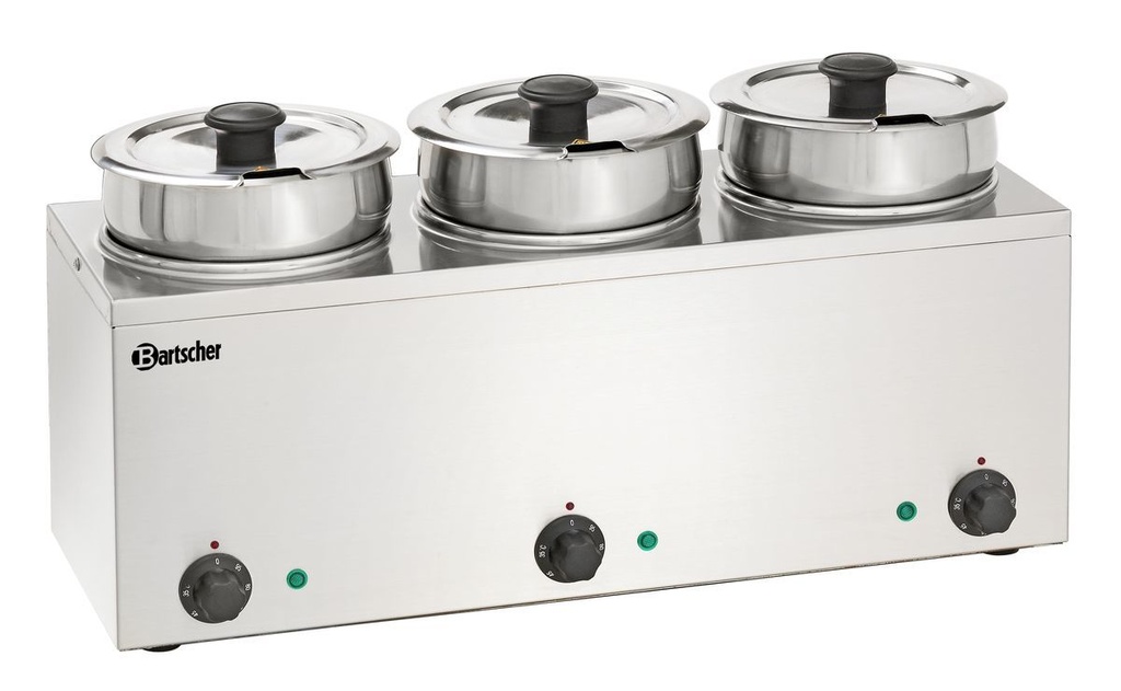 Bartscher Bain-Marie Hotpot, 3x pan, 3,5 L 607035