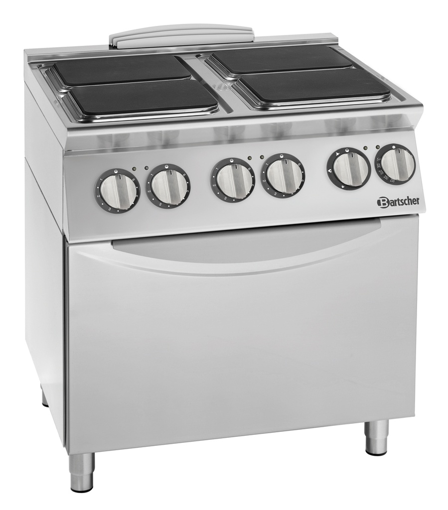 Bartscher Elektrisch fornuis 900 4 platen EBO 299325