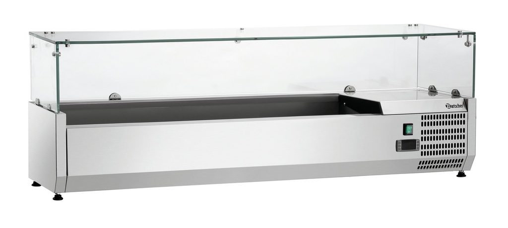 Bartscher Koelopzetvitrine GL4-1401 110271