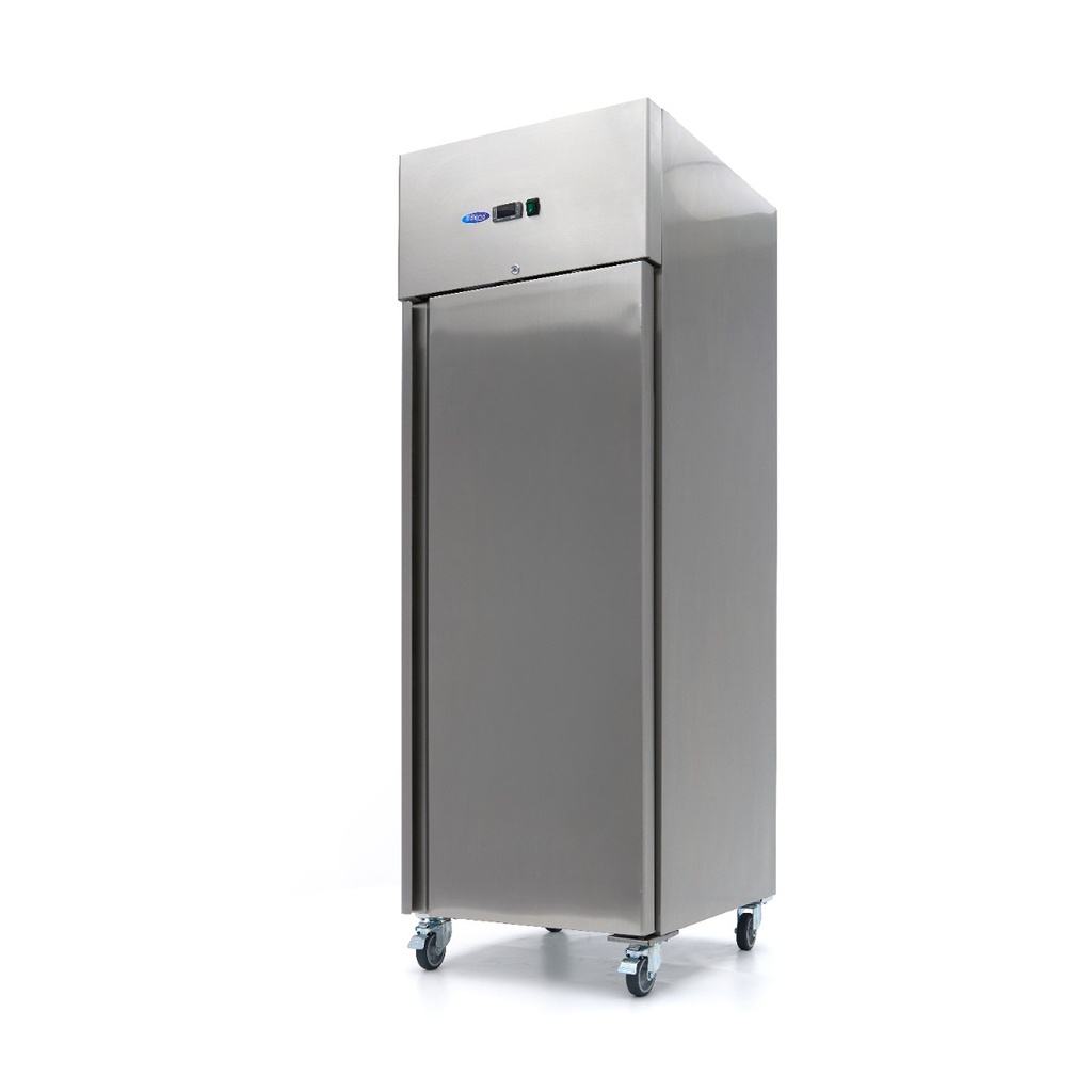 Maxima Koelkast - 600 L - 3 Verstelbare Roosters (2/1 GN) - Rvs - op Wielen 09400003
