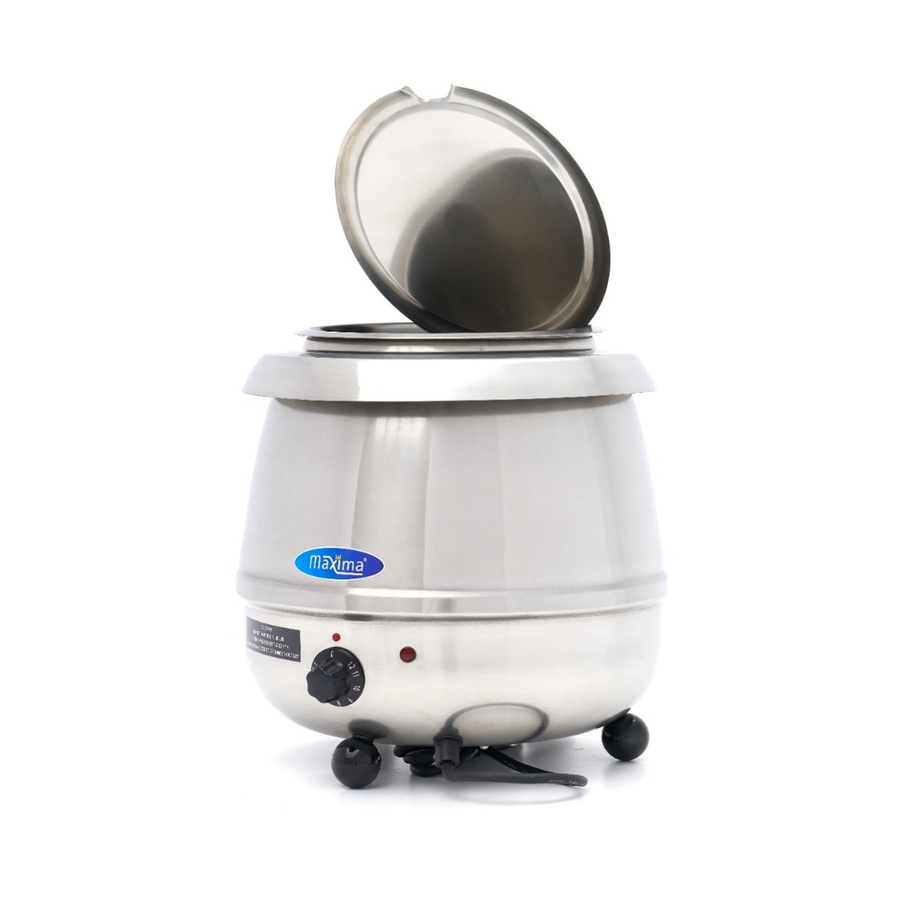 Maxima Soepketel - 10 L - Uitneembare binnenpan - Rvs - met Lepeluitsparing 09306100