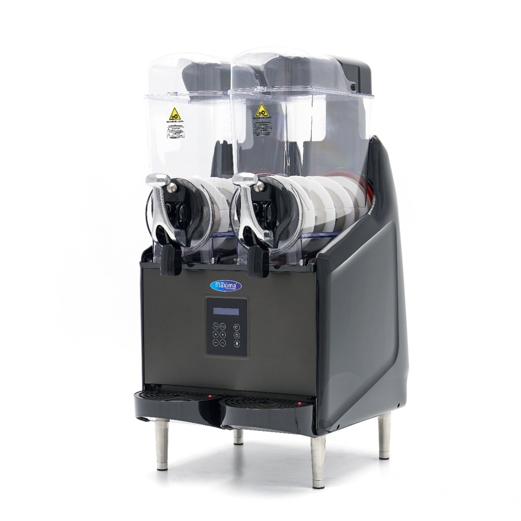 Maxima Slush Puppy & Granita Machine - 2x 12L - Digitaal Display 09504005