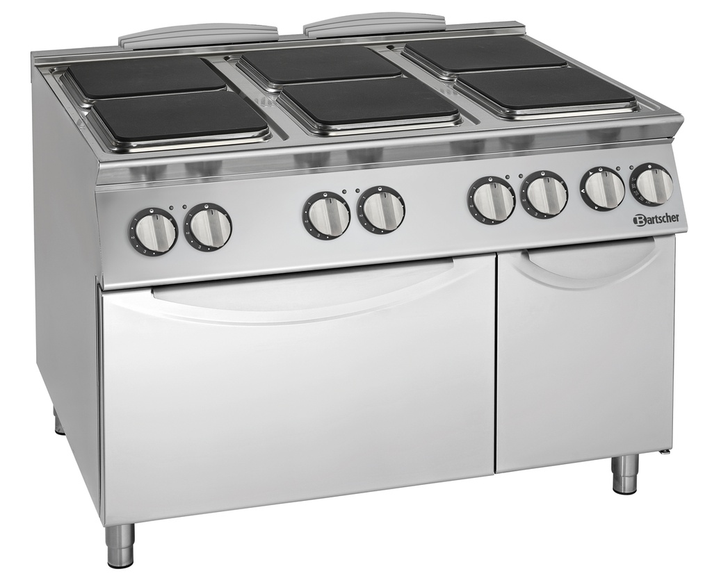 Bartscher Elektrisch fornuis 900 6 platen EBO 299217