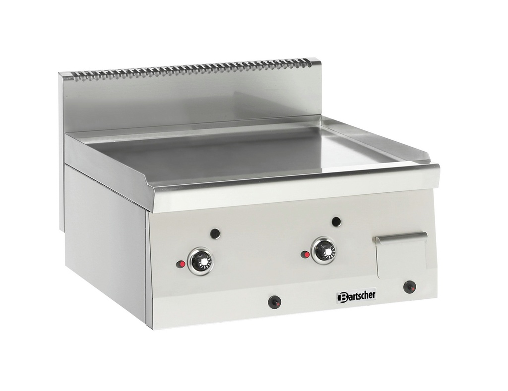 Bartscher Grillplaat Gas 600, B600 glad 1311813