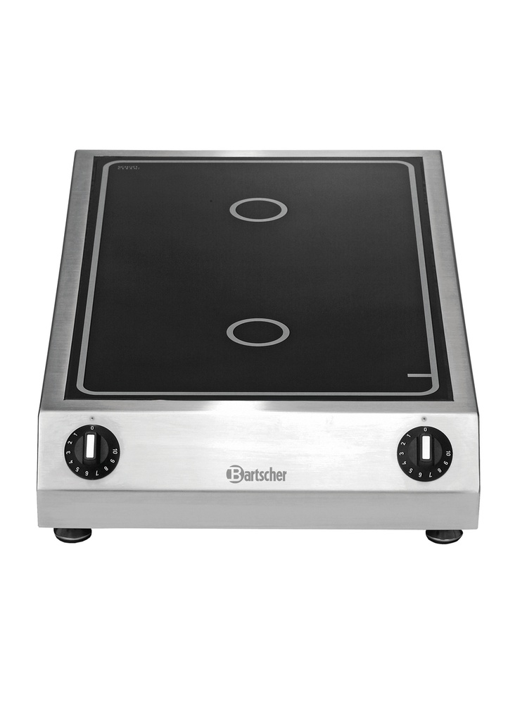 Bartscher Elektrische kookplaat 2K6000 GLH 104913