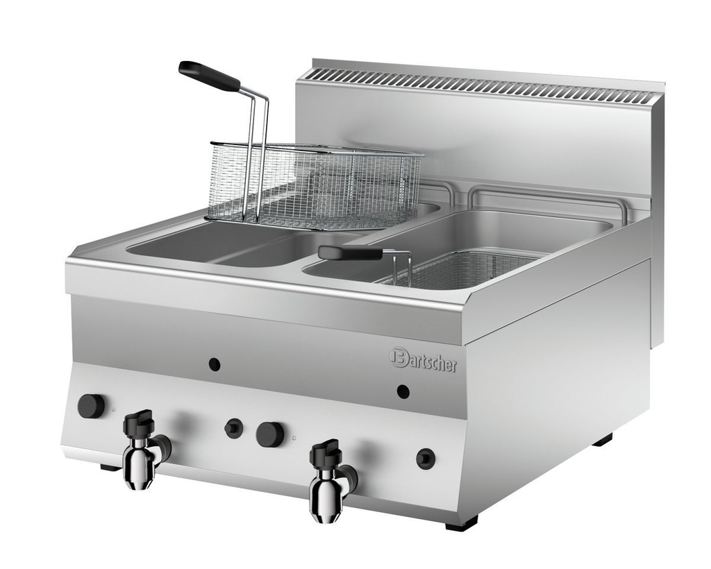 Bartscher Gas friteuse 650, 2x8L, TG 1152113