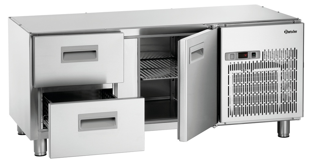 Bartscher Onderbouw-koelwerkbank 1400T1S2 110903