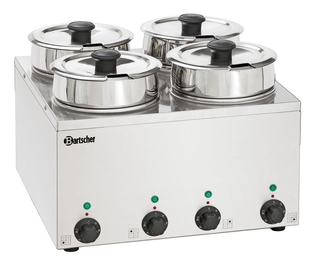 Bartscher Bain-Marie Hotpot, 4x pan, 3,5 L 608035