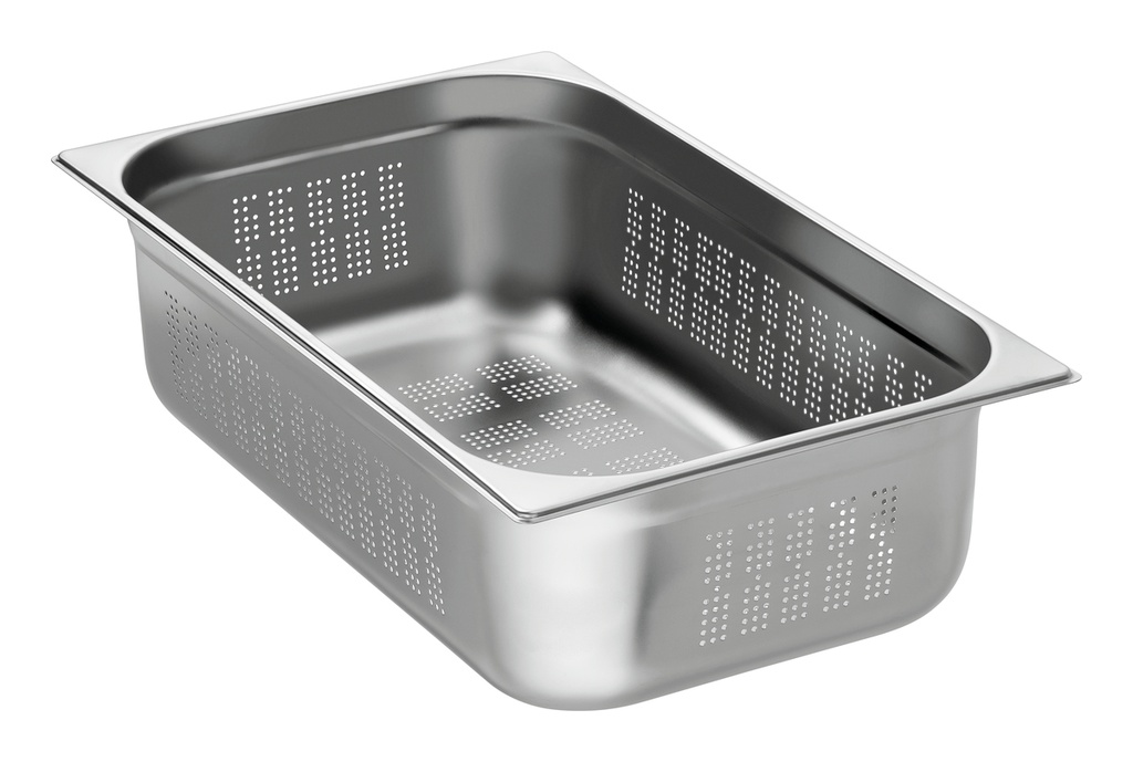 Bartscher GN-bak, 1/1, D150, geperforeerd A101150