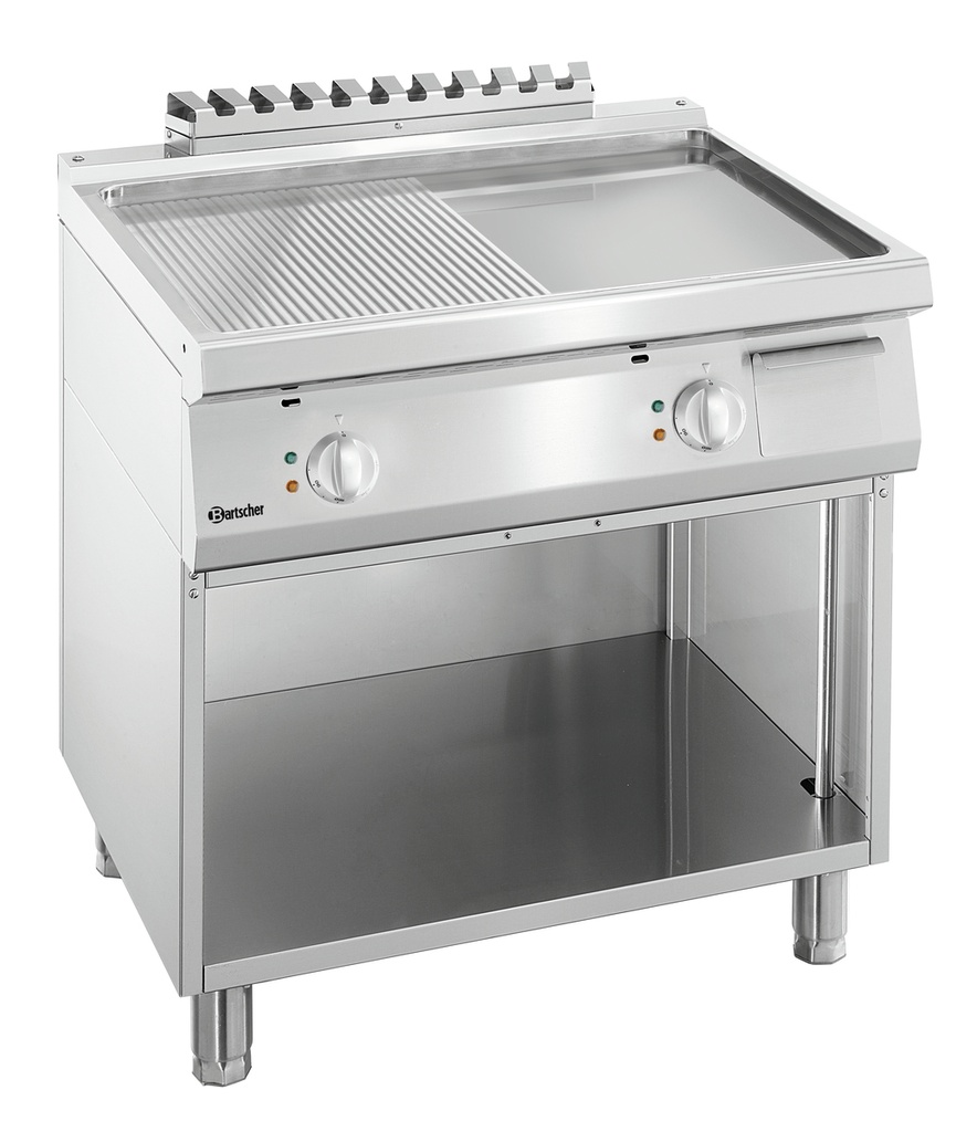 Bartscher Grillplaat 700, B800 1/2-1/2, OO 286509
