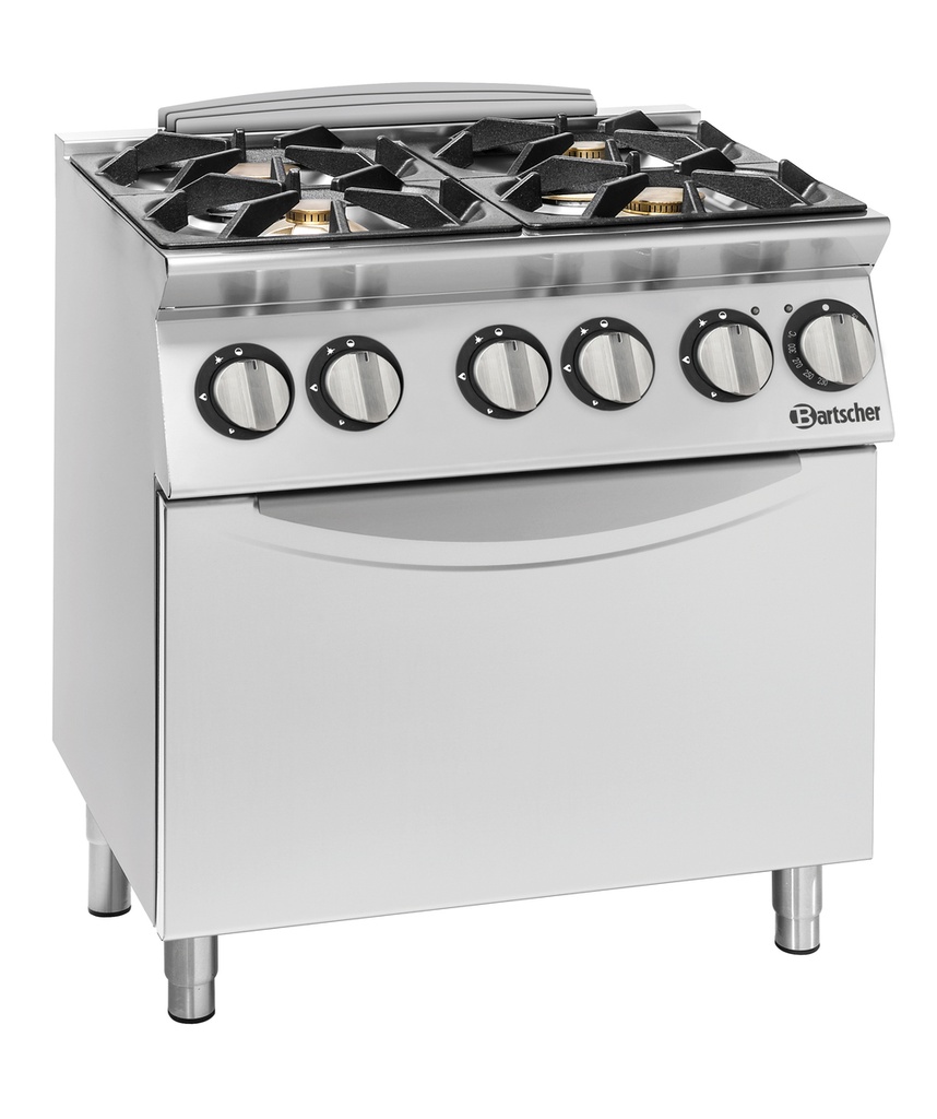Bartscher Gasfornuis 900 4 branders EBO 2992271
