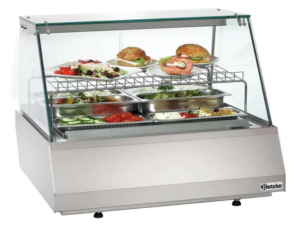 Bartscher Koelvitrine 2/1 GN, rechte ruit 406055