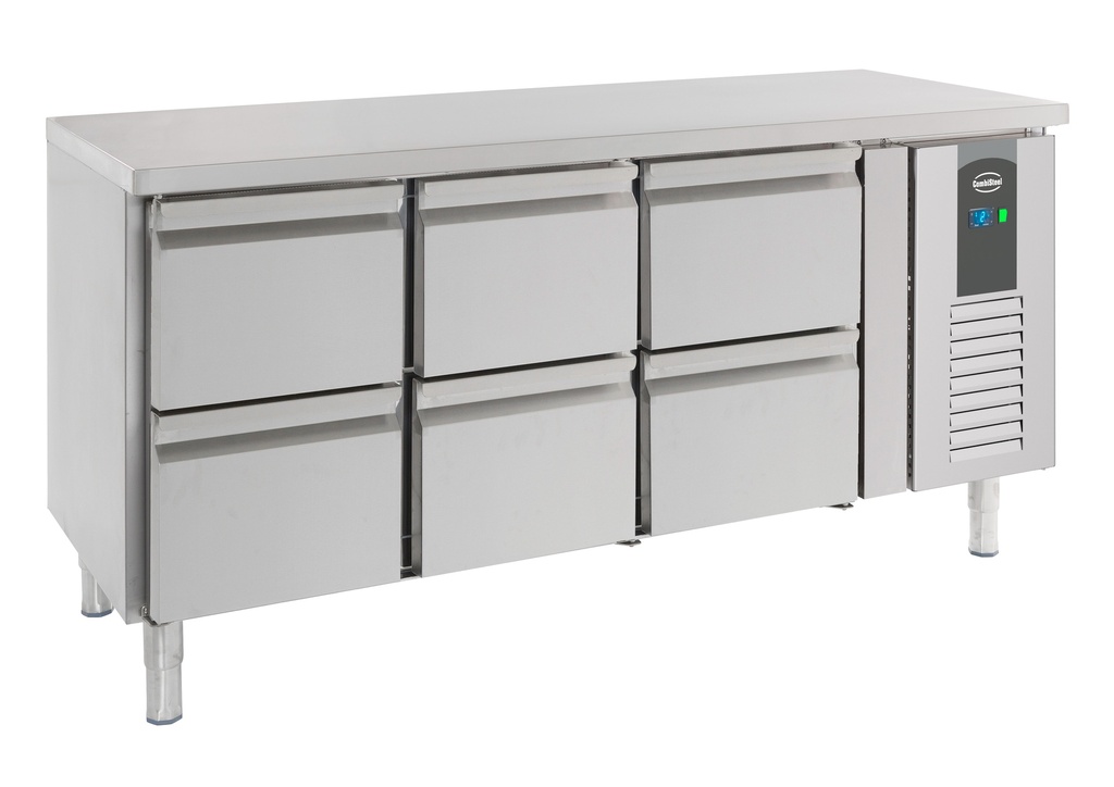 Combisteel 700 KOELWERKBANK 6 LADEN 7950.0230