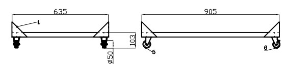 Combisteel VERHOGINGSONDERSTEL SALADIERE 2 DEURS 7003.0510