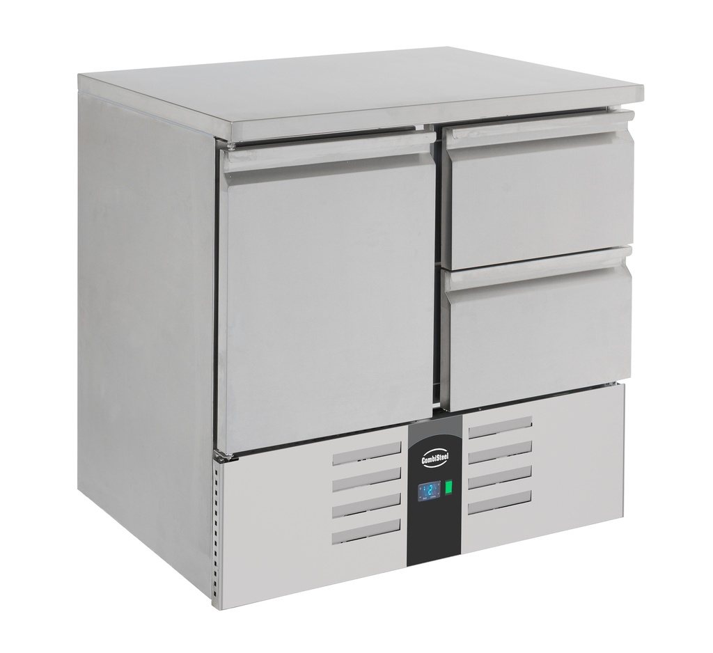 Combisteel KOELWERKBANK 1 DEUR/2 LADEN 7950.0108
