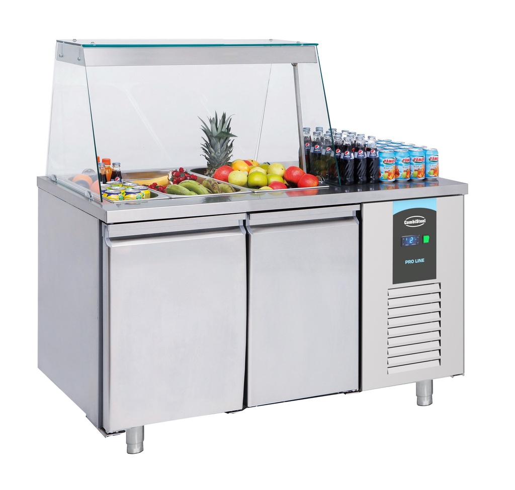 Combisteel SALADETTE 2 DEUREN 3x 1/1 GN PAN 7489.5150