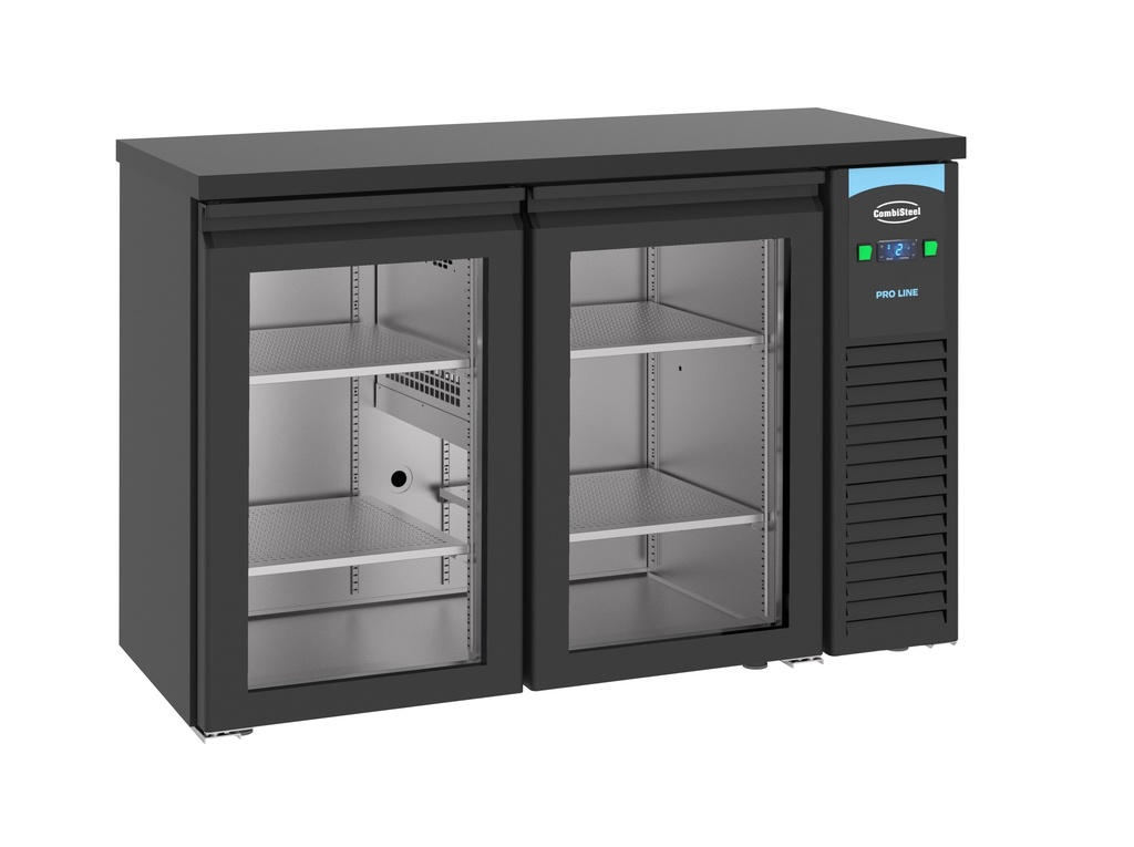 Combisteel BARKOELER ZWART 2 GLASDEUREN 7489.5285