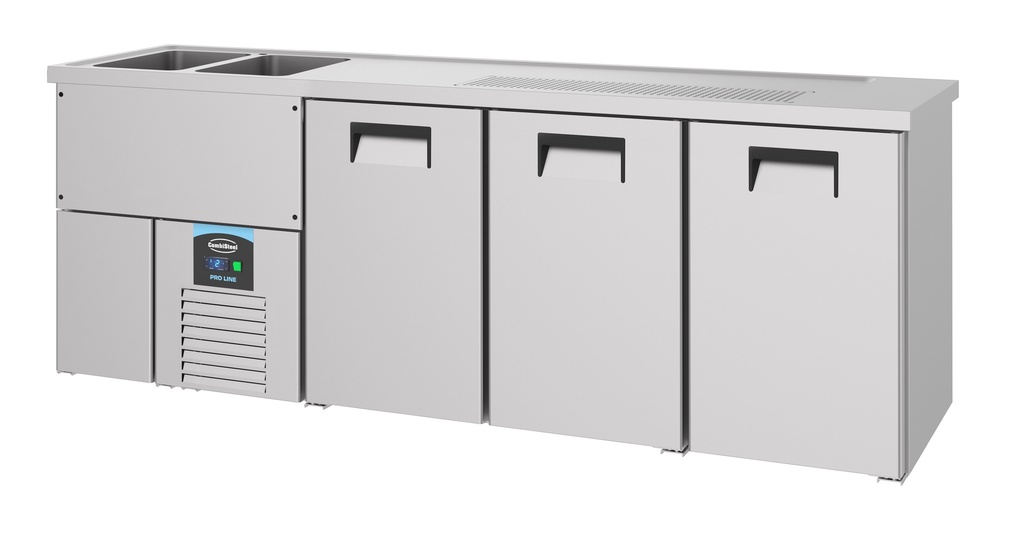 Combisteel BIERKOELER 3 DEUREN 2L 7489.5345