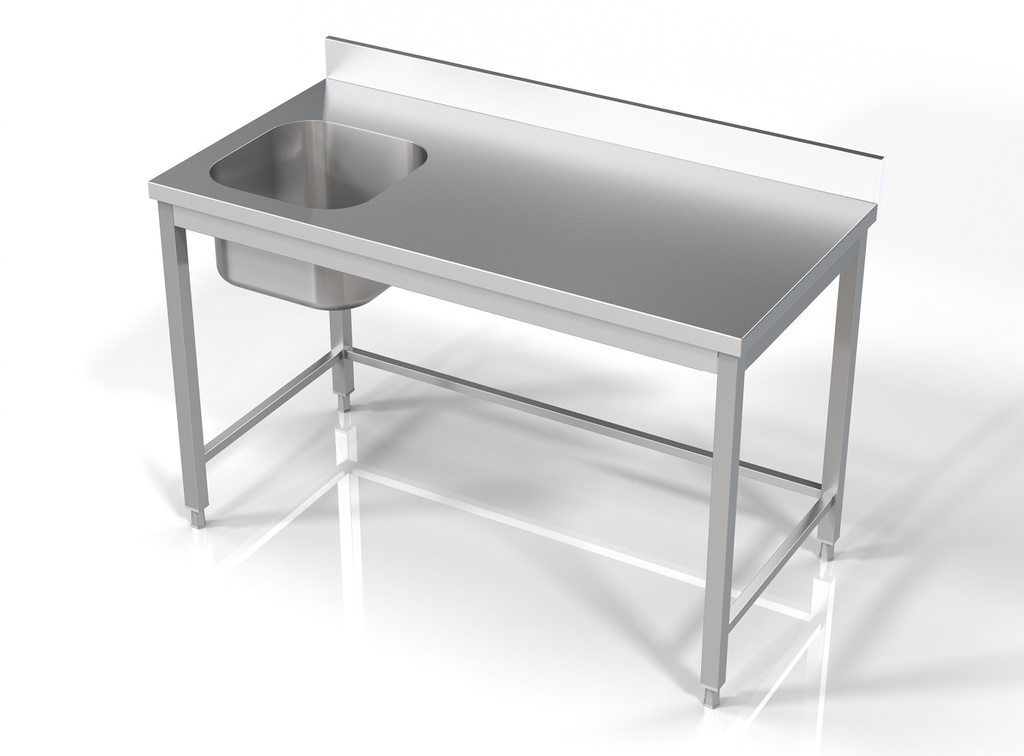 Combisteel 700 SPOELTAFEL 1 LINKS 1400 7812.0610