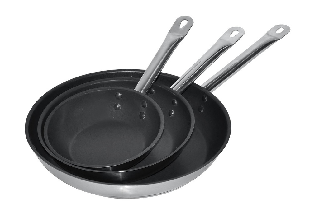 Combisteel KOEKENPAN RVS + TEFLON ø32 4L 7501.0112