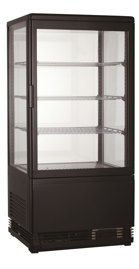 Combisteel KOELVITRINE 68L ZWART 7487.0170