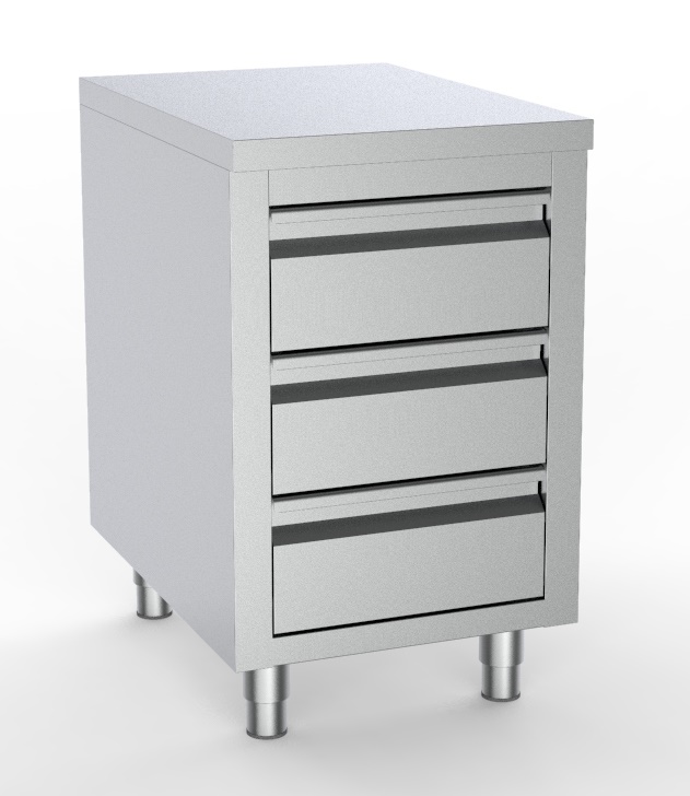 Combisteel 700 WERKTAFEL MET 3 LADEN 500 7333.0280