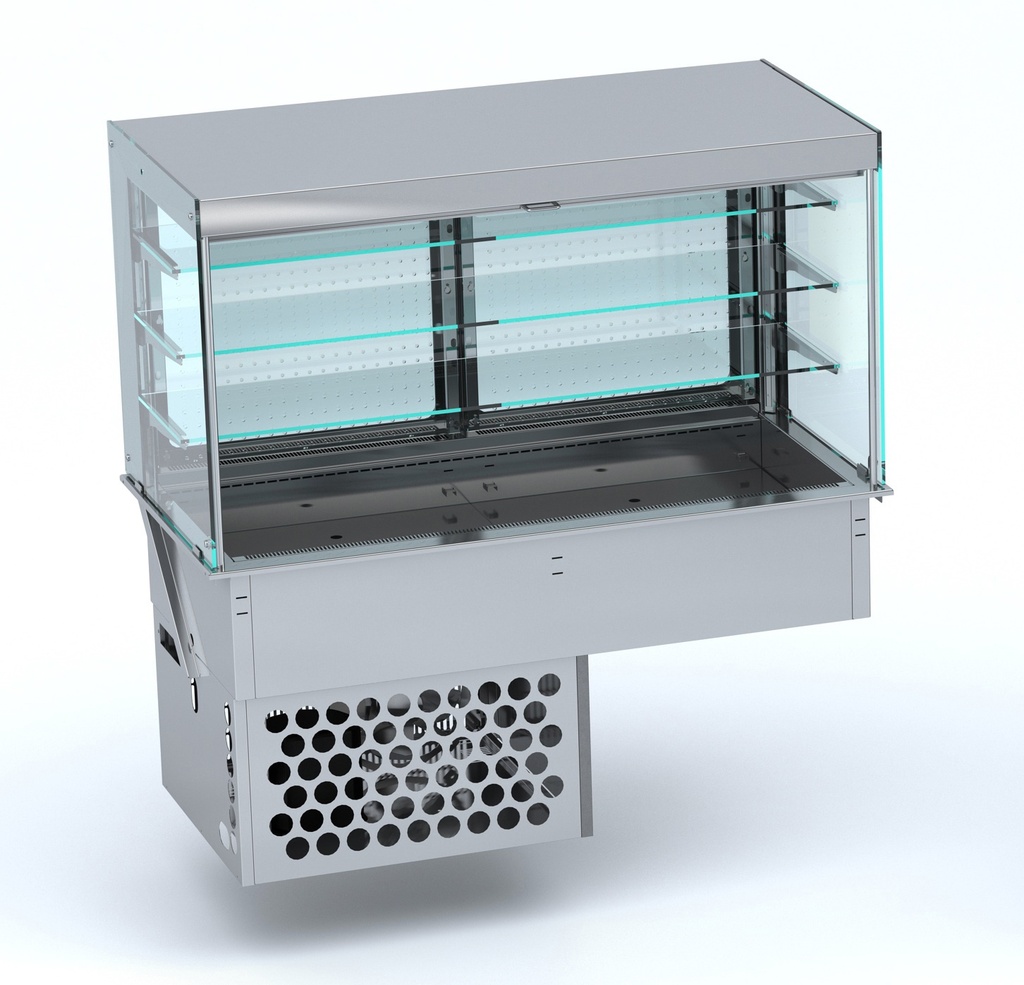 Combisteel DROP-IN KOELVITRINE RECHT - ROLL-UP 4/1 7495.0140