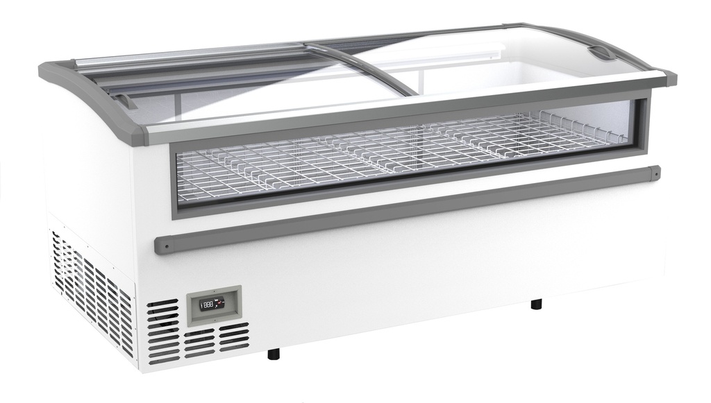 Combisteel SUPERMARKT VRIESKIST WIT 2125  HANDMATIGE ONTDOOIING 7072.0065