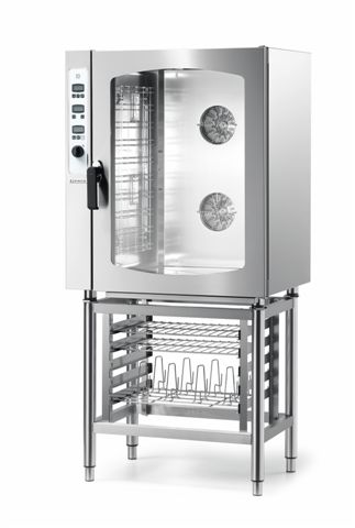 Combisteel GIORIK CONVECTIE OVEN, GAS  895X768X965MM. (LXDXH), CAP. 10X 1/1 GN  TEMP. +50/+280°C, 0,9 + 19 KW,  230 VOLT, 160 KG 7466.0060