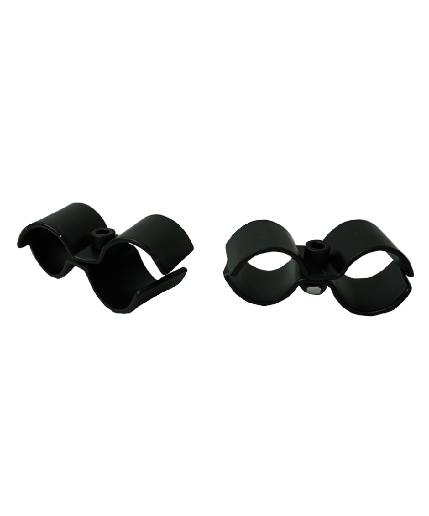 Combisteel SET VAN 2 KOPPELBEUGELS ZWART TBV 7530.0025-0030-0035-0040 7530.9005